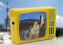 Der Harz Souvenirklickfernseher