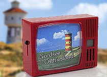 Nordsee - Ostfriesland Souvenirklickfernseher