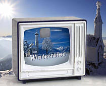 Eine Winterreise Souvenirklickfernseher
