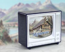 nostalgic Alp trip Souvenirklickfernseher